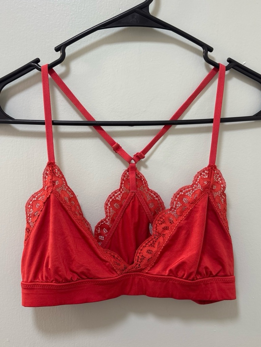Aerie Red Lace Bralette - Women Intimates & Sleepwear